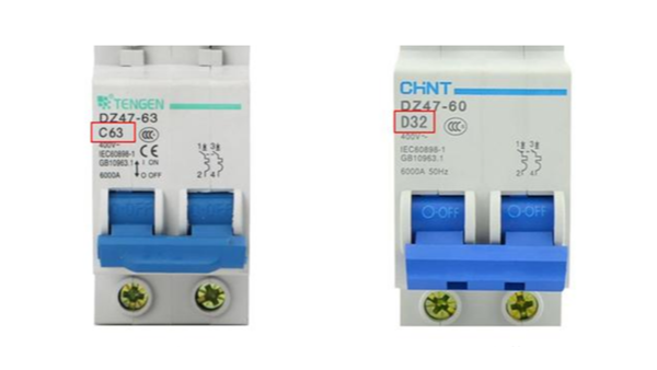空氣開關C型與D型如何選擇？